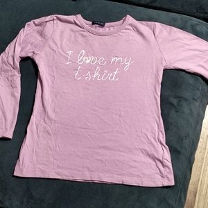 Lavender Long Sleeve T-Shirt Size 7-8